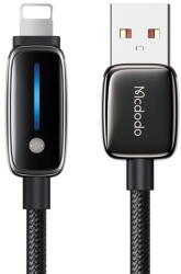 Mcdodo Cablu, USB-A la Lightning, 3A, 1.2m - Mcdodo (CA-0010) - Black (KF2359022) - vexio
