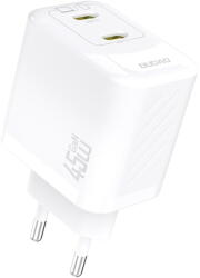Dudao A28PEU PD 45W GaN 2xUSB Wall Charger - White (A28PEU white)