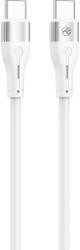 Tellur Silicone Type-C to Type-C Cable PD60W 1m White (T-MLX49828) - vexio