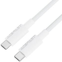 ACEFAST Cablu de Incarcare Type-C la Type-C, 60W, 3A, Fast Charging, 1.2m - (C18-03) - White (KF2349259) - vexio