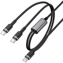 ACEFAST Cablu de Incarcare 2xType-C, 5A, Fast Charge, 1.25m - (C22-02) - Black (KF2354664)