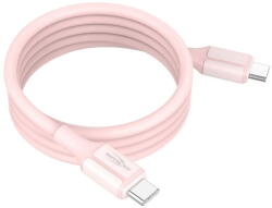ANSMANN silicone cable USB-C to USB-C (pink, magnetic, 120cm) (1700-0205) - vexio