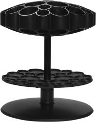 EMC ONSHOP Suport rotativ pt ustensile de bucatarie EMC ONSHOP®, design fagure, rotire 360 grade, plastic rezistent, Negru, H 21 cm (ML-33-128) Raft