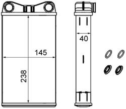 MAHLE Schimbator Caldura, Incalzire Habitaclu Ah239000S Audi A4 B6/A4 B7 Seat Exeo (AH239000S)
