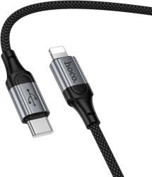  USB-A to Lightning Kábel Hoco X121, 27W, 2.4A, 1.5m, Fekete