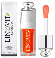 Linovit Ulei de buze Linovit® cu ulei de cirese dulci, 6ml, Culoare 004 Coral (ub004)