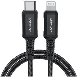 ACEFAST C4-01 Lightning 1, 8m, 30W, 3A Negru (6974316281306)