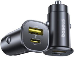 Baseus GoTrip, 30W, 3A, 1 x USB-A - 1 x USB-C, Negru (6932172687236)