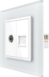 LIVOLO Priza dubla TV + retea calculator, TV+RJ45 - gilan - 62,00 RON
