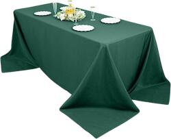 Kotonia Home Fata de masa Kotonia Home - 180x300 cm, Damasc Saten DeLux, 100% bumbac, verde smarald (002245) Fata de masa