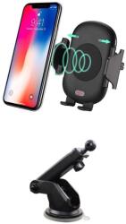 Efox Incarcator Masina, Automatic Sensor, fast wireless chargers, pentru SAMSUNG S8/S9/S9+/NOTE8/NOTE9, prindere grila ventilatie+Ventuza, 10W . C9