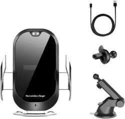 E-smartgadget Incarcator Auto Wireless, e-smartgadget, 15W Fast charge, pentru iphone samsung s20, s20ultra, s10, s10 plus, Note10, 10 plus