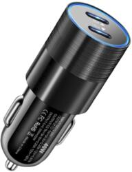 QUANDE Incarcator auto 40w, 5V 3A, Quande, negru