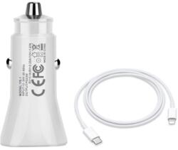 quandes Set Incarcator Auto USB-C 20W compatibil iPhone 13/13pro/13proMax/12 pro max - quandes - 84,55 RON