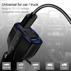 E-smartgadget Set 3 buc, 1 buc Incarcator Auto FAST CHARGER 12V, 3.5A, + 2 Buc Cablu date MICRO USB, , Black, Bulk