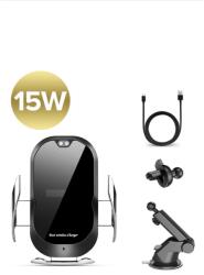 E-smartgadget Incarcator car, Automatic Sensor, fast wireless chargers, pentru SAMSUNG S8, S9, S9+, NOTE8, NOTE9, 10W, prindere grila ventilatie +Ventuza