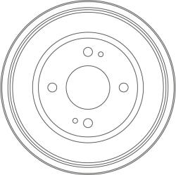 TRW Tambur frana TRW DB5030 (DB5030) - automobilus