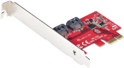  Sata Iii Pcie Card - 2-port (2p6g-pcie-sata-card)