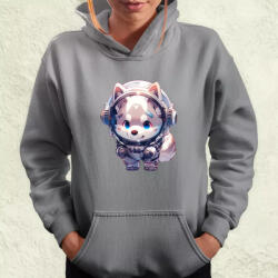 Magnolion Chibi asztronauta Husky v1 női pulóver (8588-PN)