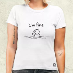 Magnolion I'm fine női póló (28180-N)