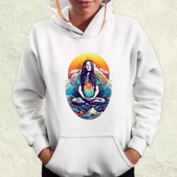 Magnolion Hegyen meditálás v1 női pulóver (3022-PN)