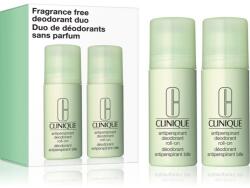 Clinique Mini Kit Fragrance Free Deodorant Duo Deodorant roll-on
