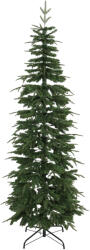 HOMCOM Brad artificial 210 cm, molid cu crengi cu balamale, 800 vârfuri de crengi, suport pliabil din oțel, Verde | Aosom Romania (83C-276V00GN)