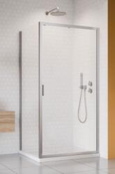Radaway Alienta DWJ+S brushed nickel szögletes zuhanykabin 130x80 (10260130-91-01+10270080-91-01)