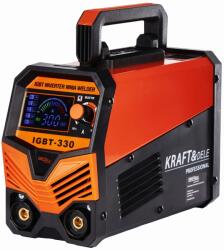 Kraft & Dele Inverteres hegesztő MMA IGBT LIFT TIG LCD 300A 65076 (KD1878)