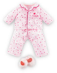 Corolle Pijama din două piese Pajamas 2 Pieces & papuci Ma Corolle cu papuci roz pentru păpușa de 36 cm (CO213210)