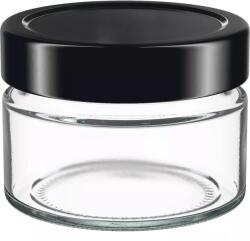 Weck Befőttesüvegek fekete csavaros tetővel 130 ml, 33 db-os készlet