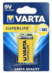 VARTA Superlife tartós elem 6LR61, cink-szén, 1db/csomag (VARTA_2022101411) (VARTA_2022101411)