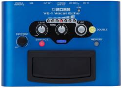 BOSS Efecte vocale BOSS VE-1 cu 7 tipuri de efecte, alimentare baterie sau retea, culoare albastra (43036125)