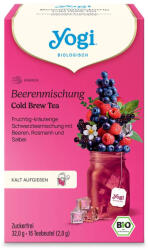 YOGI TEA Yogi erdei gyümölcsös bio jeges tea 16 db