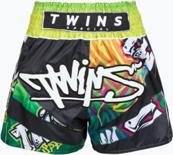Twins Special Pantaloni scurți de antrenament Twins Special Muay Thai Twins Graffiti graffiti