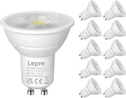 Lepro 200084-DW-EU-10 Bec LED cu soclu GU10, reglabil, 4, 5 W, 345 lm, 6500 K, 38 , 10 buc (200084-DW-EU-10)