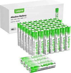 LEPRO Baterii alcaline LEPRO 130001-48 AAA R3, pachet de 48 de bucati (PR130001-48)