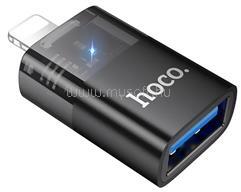 hoco. iPhone 14 Plus / 14 Pro Max / 14 Pro HOCO UA36 adapter USB aljzat - lightning, OTG, FEKETE (HOCO_UA36) (HOCO_UA36)