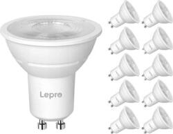 Lepro 200084-WW-EU-10 Bec LED cu soclu GU10, reglabil, 4, 5 W, 345 lm, 2700 K, 38 , pachet de 10 bucati (200084-WW-EU-10)