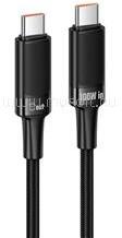 hoco. U153 adatkábel Type-C - Type-C, 120cm, FEKETE (HOCO_U153__BLACK) (HOCO_U153__BLACK)