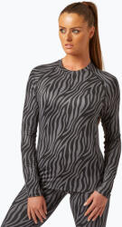 Surfanic Női termoaktív felső Surfanic Cozy Limited Edition Crew Neck black zebra