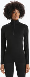 icebreaker női thermo pulóver 200 Oasis Half Zip fekete