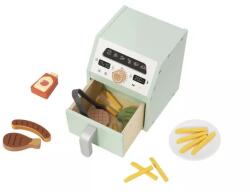 Tooky Toy Tooky Toy: friteuză cu aer din lemn pentru joacă (TP534) Bucatarie copii