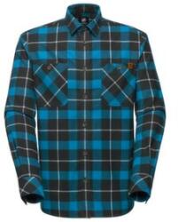 MAMMUT Alvra Longsleeve Shirt Men Cămașă cu mânecă lungă black-glacier blue M