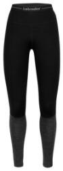 Icebreaker 260 ZoneKnit Leggings Women Colanți BLACK/JET HTHR/CB L