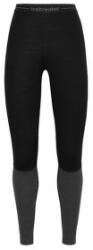 Icebreaker 200 ZoneKnit Leggings Women Colanți BLACK/JET HTHR/CB S