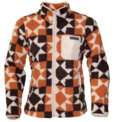 Columbia West Bend Print Full Zip II Women Hanorac Teak Brown, Cozy Quilt 235 XS