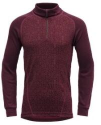 Devold Duo Active Junior Zip Neck Tricou cu mânecă lungă PORT 16