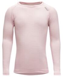 Devold Breeze Kid Shirt (180-222) Tricou cu mânecă lungă 150A CHALK PINK 2