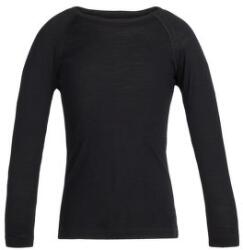 icebreaker Oasis LS Crewe Kids Tricou cu mânecă lungă Black001 12